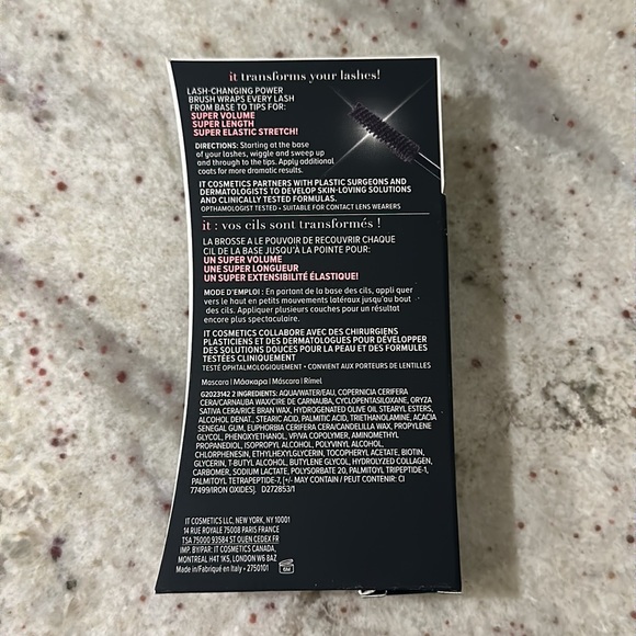 it Cosmetics Superhero Elastic Stretch Mascara Travel Size - Picture 3 of 4